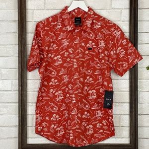 RVCA | Tropical Disaster | Men’s Button Down Shirt